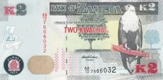 Zambia 2 Kwacha, 2014 image