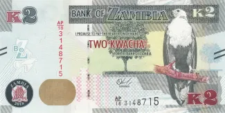 Zambia 2 Kwacha, 2022 image