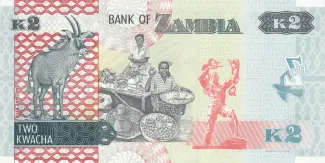Zambia 2 Kwacha, 2015-2022 reverse