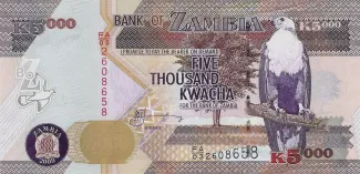 Zambia 5.000 Kwacha, 2012 image