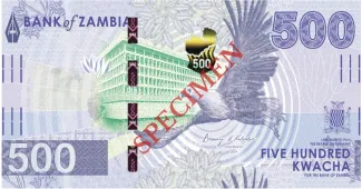 Zambia 500 Kwacha, 2024 image