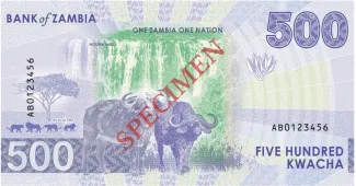 Zambia 500 Kwacha, 2024 reverse