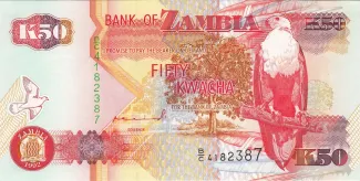 Zambia 50 Kwacha, 2010 image