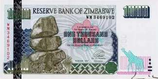 Zimbabwe 1.000 Dollars, 2003 image