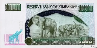 Zimbabwe 1.000 Dollars, 2003 reverse