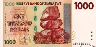 Zimbabwe 1.000 Dollars, 2007 image
