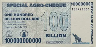 Zimbabwe 100 000, 2008 image