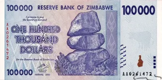 Zimbabwe 100 000, 2008 image