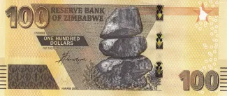 Zimbabwe 100 Dollars, 2023 image