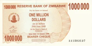 Zimbabwe 1 000, 2008 image