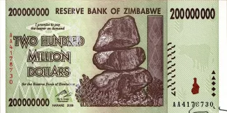 Zimbabwe 200 000, 2008 image