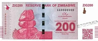 Zimbabwe 200 ZiG, 2024 image