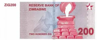 Zimbabwe 200 ZiG, 2024 reverse