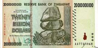 Zimbabwe 20 000, 2008 image