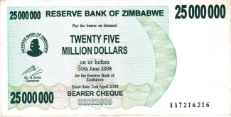 Zimbabwe 25 000, 2008 image
