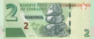 Zimbabwe 2 Dollars, 2016 image