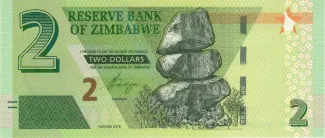 Zimbabwe 2 Dollars, 2019 image