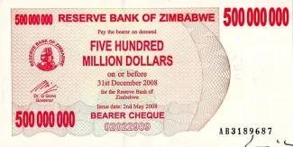 Zimbabwe 500 000, 2008 image
