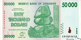 Zimbabwe 50 000, 2008 image