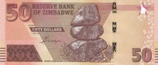 Zimbabwe 50 Dollars, 2020 image