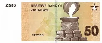 Zimbabwe 50 ZiG, 2024 reverse